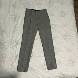 H&M Grey Check Dress Pants - 30x30